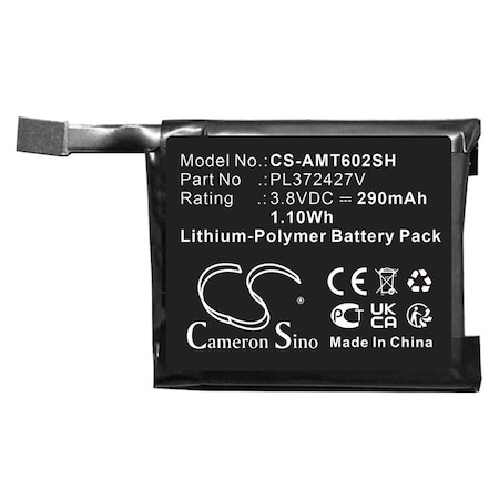Bsc Preferred Amazfit Pace A1612 A1602 Smart Watch Replacement Battery CS-AMT602SH